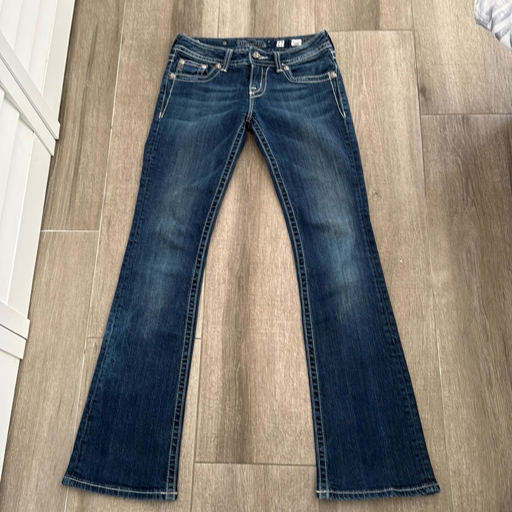 MISS ME BOOTCUT LOW RISE JEANS